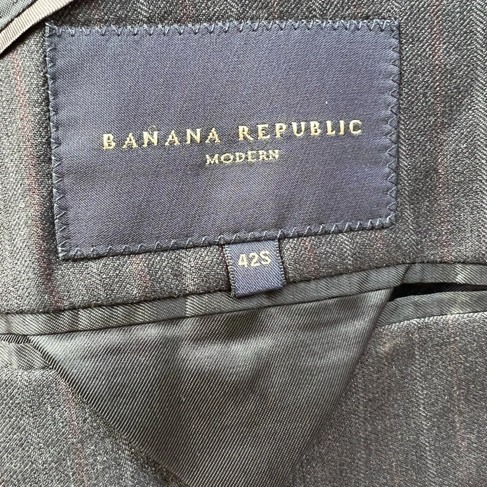 Classic Gray Pinstripe Men's Blazer